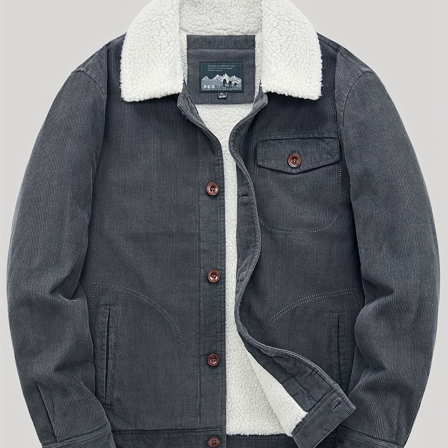Sven | Fleece button-up jacket