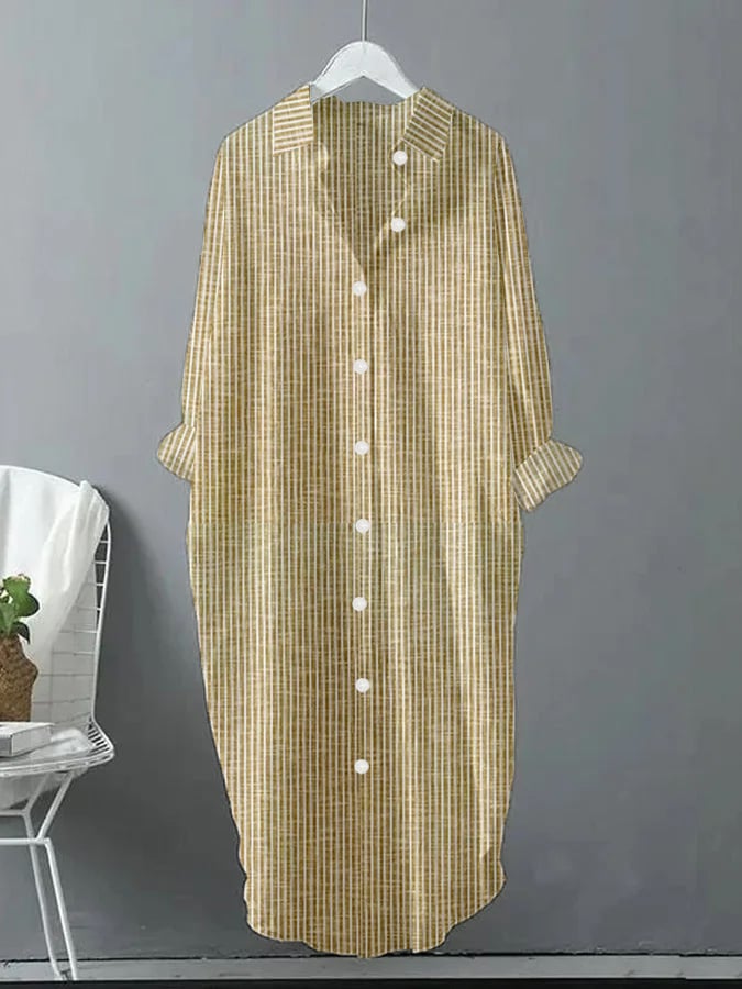 LP | Shiny and cool shirt dress
