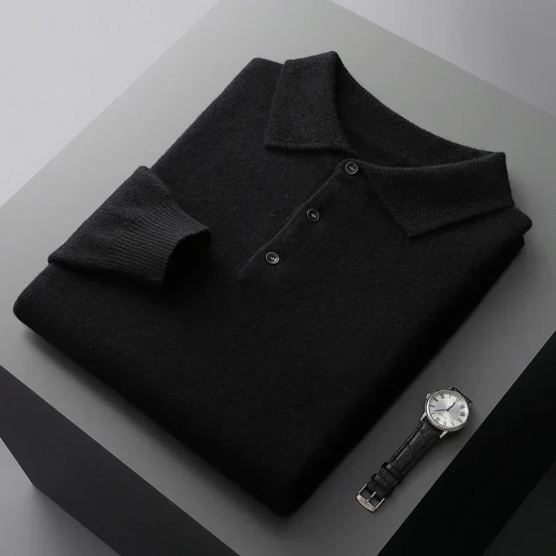 Jonathan long-sleeved polo shirt