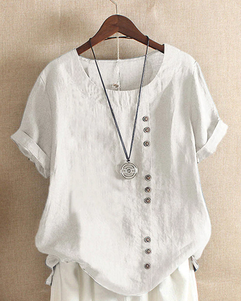 Women's short-sleeved blouse