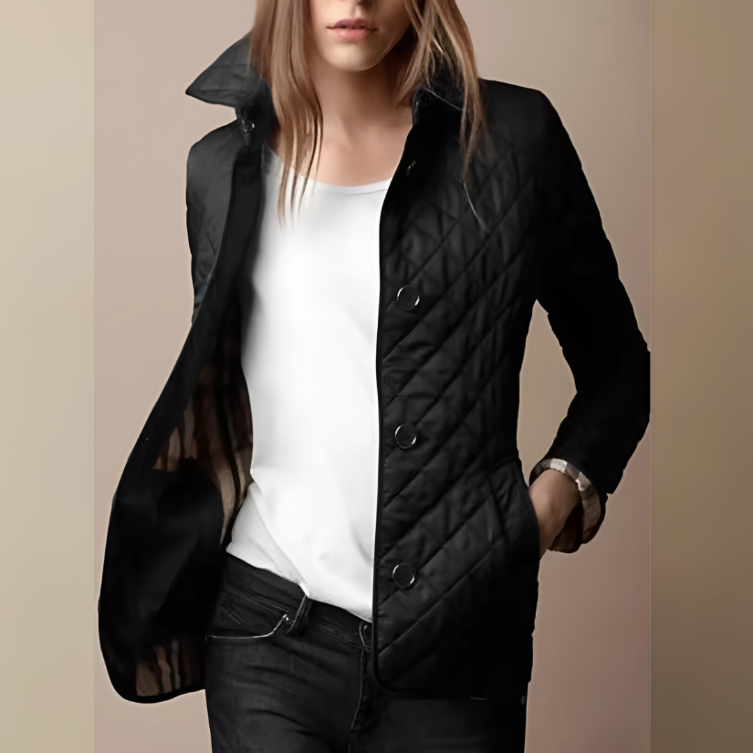 Cheryl - l'elegante giacca slim-fit in seta-cotone