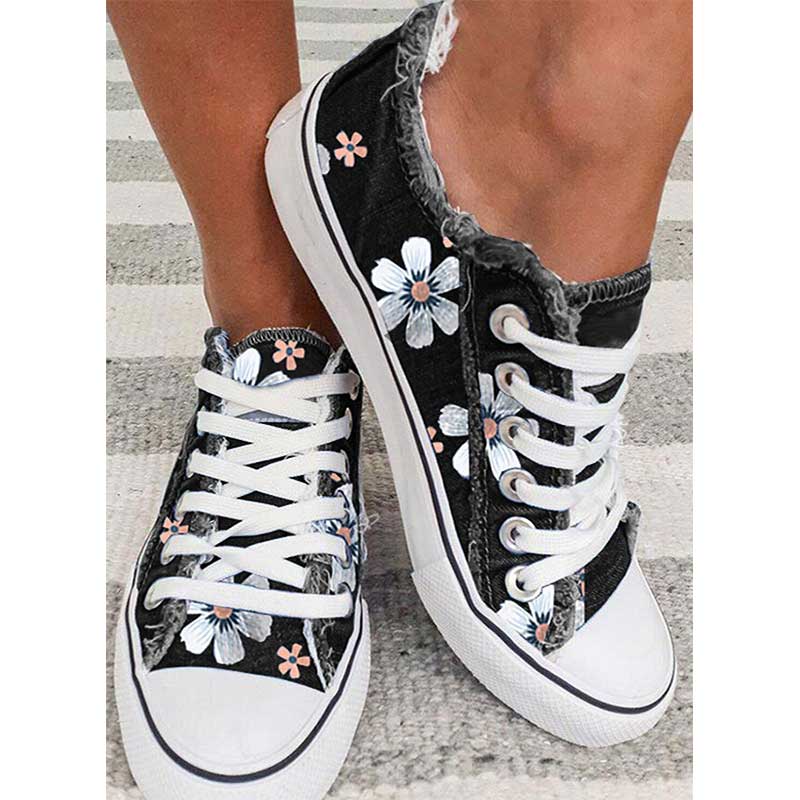 LP | Trainers with floral print