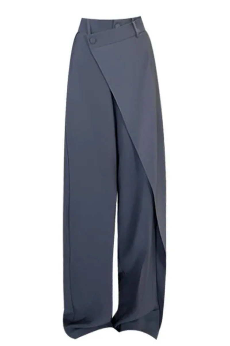 Irregular wide-leg pants for ladies