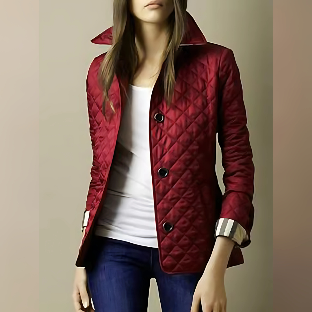 Cheryl - l'elegante giacca slim-fit in seta-cotone