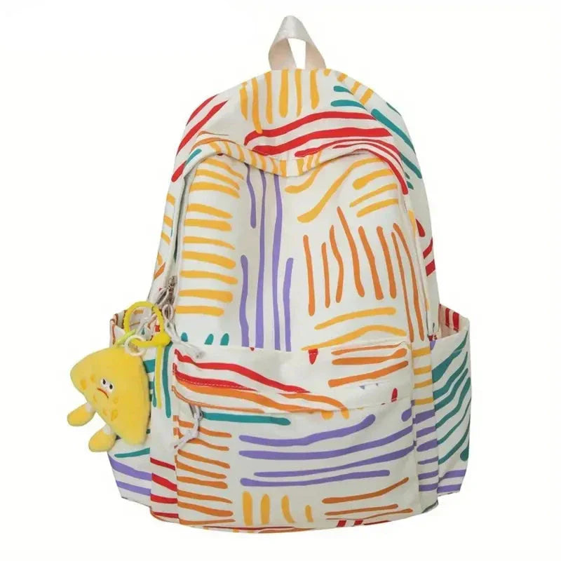Mees | Colourful Stripes Stylish & Spacious Laptop Backpack