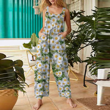 Henrietta - Women's floral jumpsuit