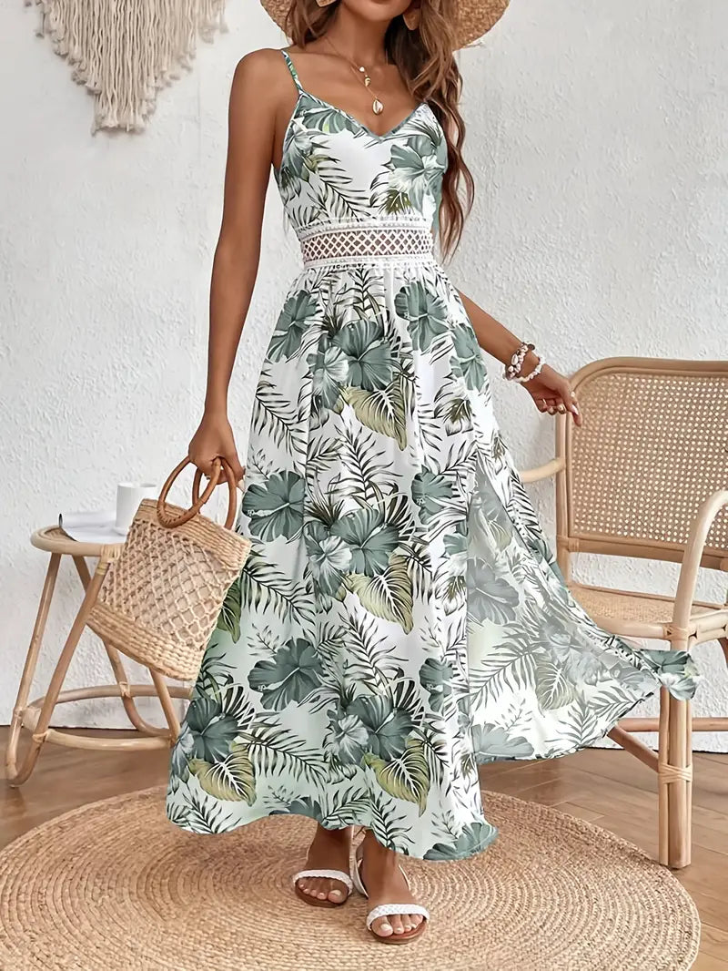 Summer dress with floral print