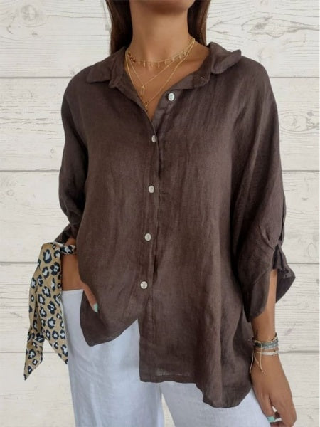 LP | Women's casual cotton and linen shirt
