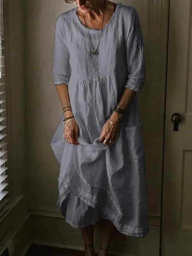 Jonah - Women's linen dress