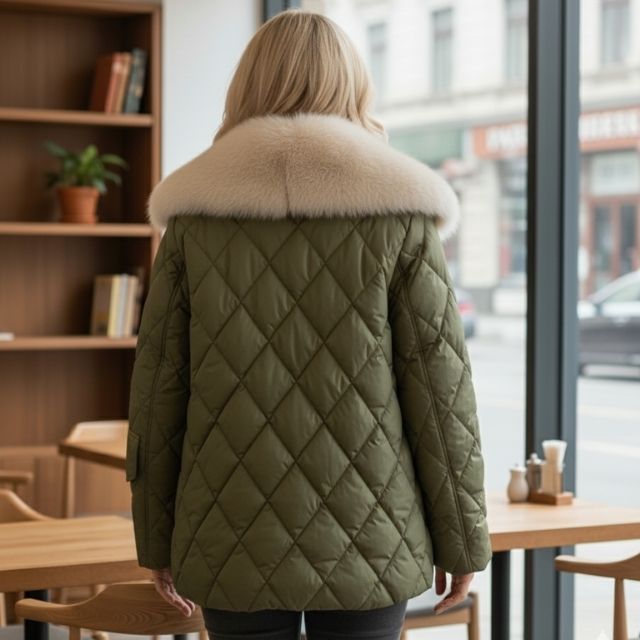 Adeline | Women's Warm Jacket with Chic Duck Down Lining