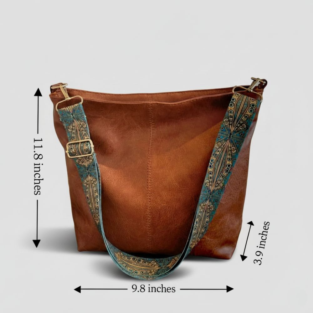 Chelsey's Vintage Charm | Leather Shoulder Bag