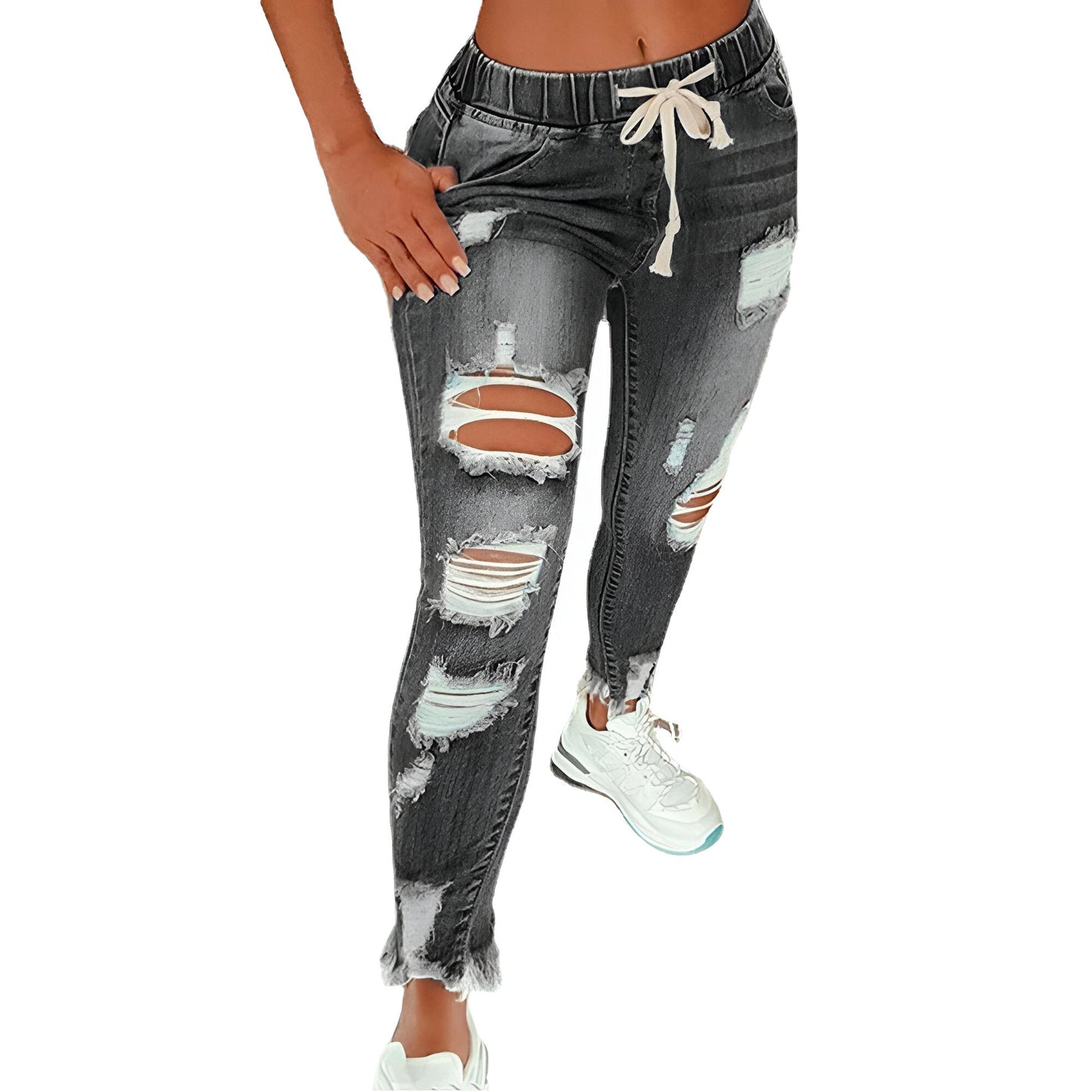 Isolde | Vintage - Worn high-waisted jeans