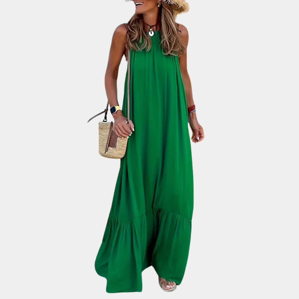 Mc | Simple high neck dress for women