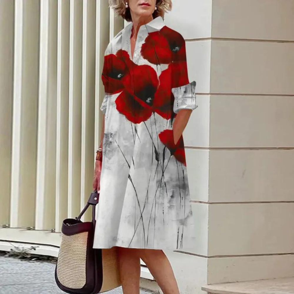 LP | Cheerful summer dress with watercolor print