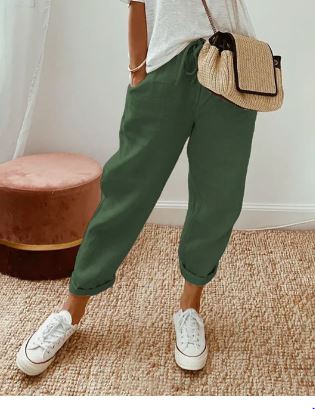 Elegant cotton pants