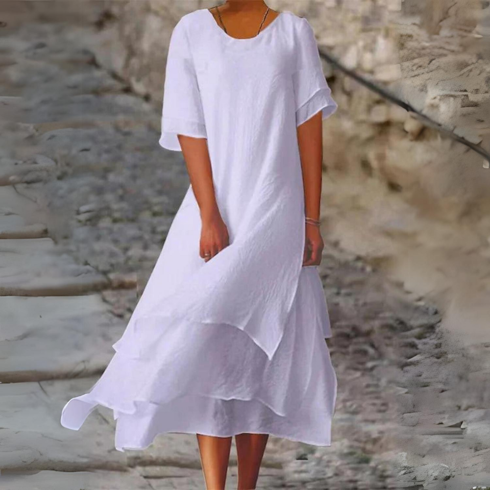 Cassidy - Elegant dress with overlays