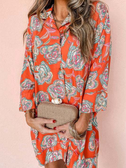 The Mandarin Shirt Dress