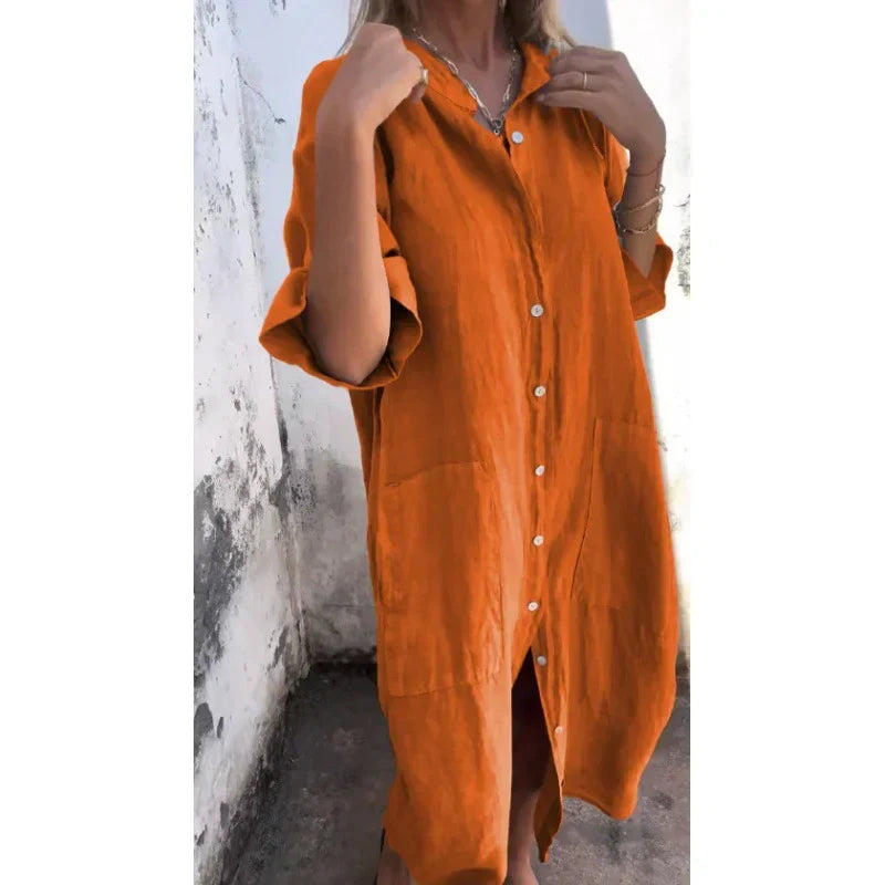 LP | Casual long dress shirt style