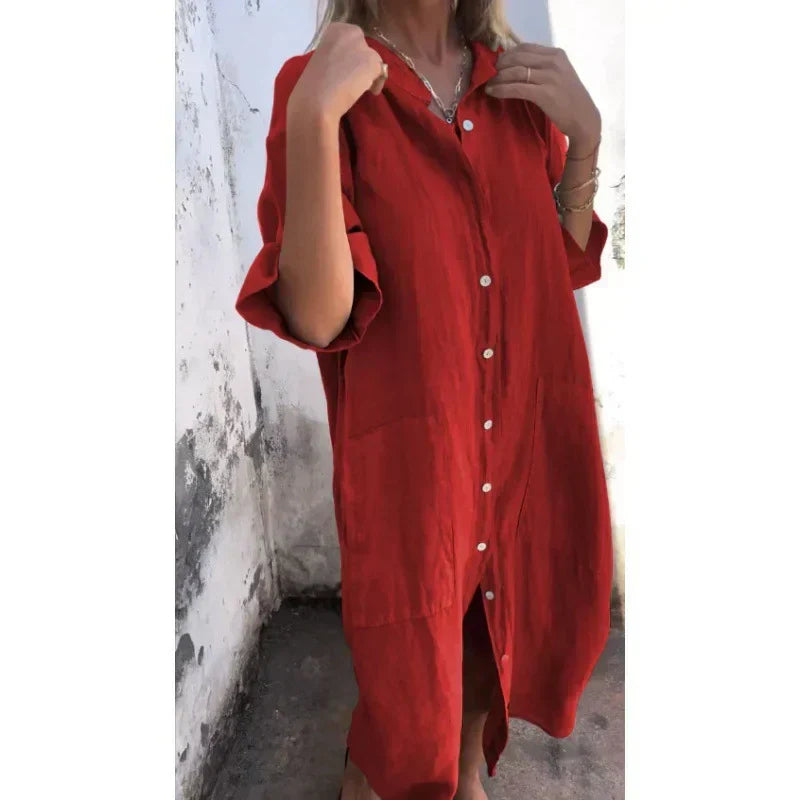 LP | Casual long dress shirt style