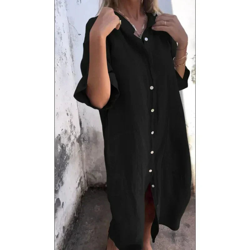 LP | Casual long dress shirt style