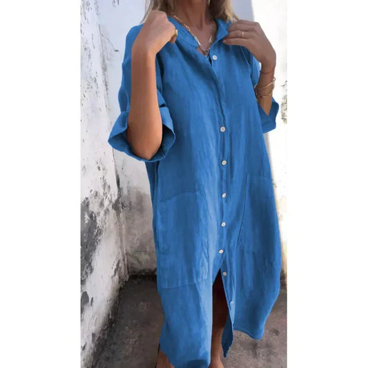LP | Casual long dress shirt style