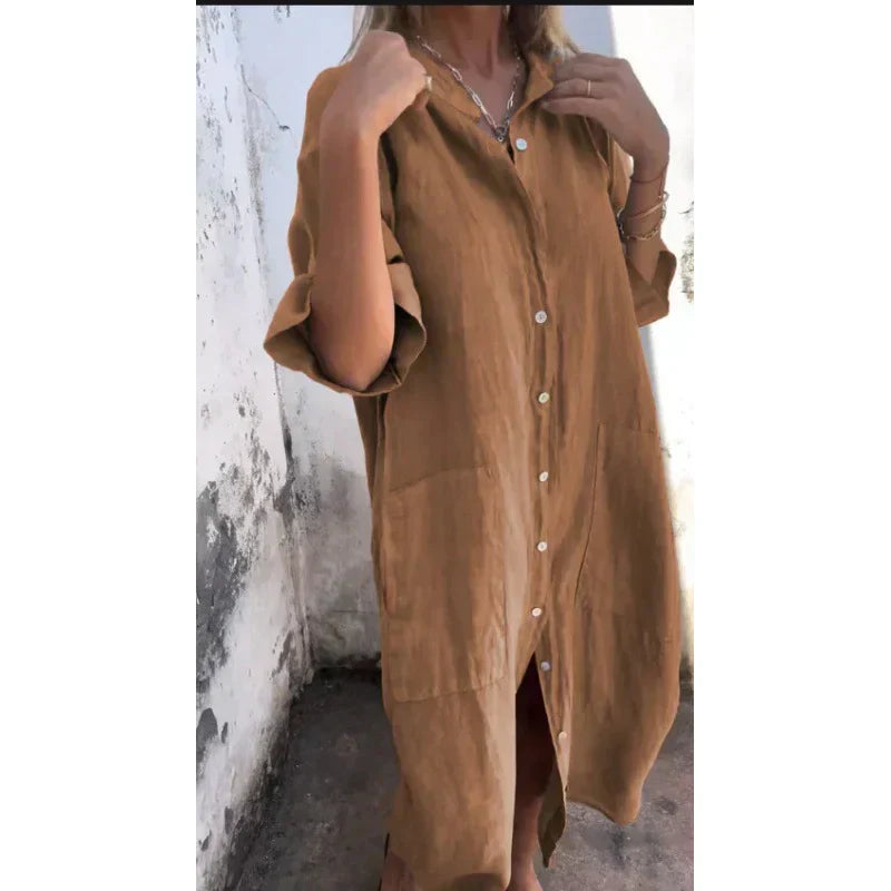 LP | Casual long dress shirt style