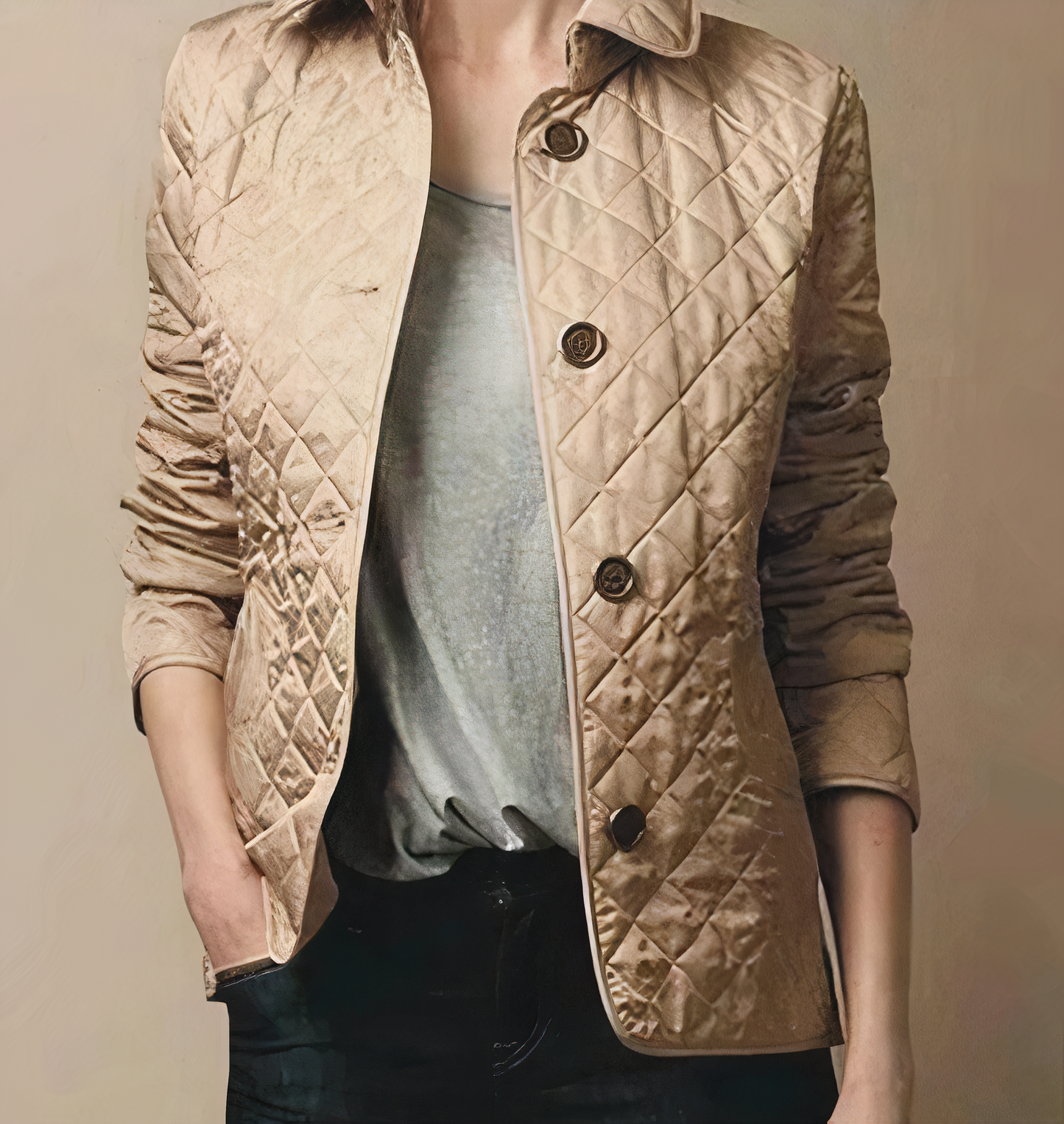 Evelyn | Elegant, Chic, and Comfortable Women's Silk and Cotton Jacket