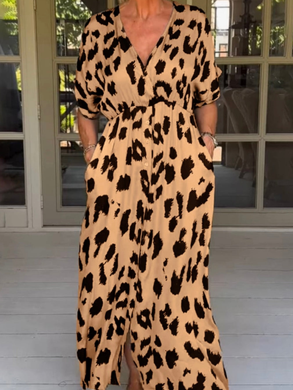 LD Lucille Leopard Dress