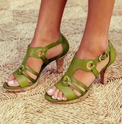 Mary - comfortable heeled sandals