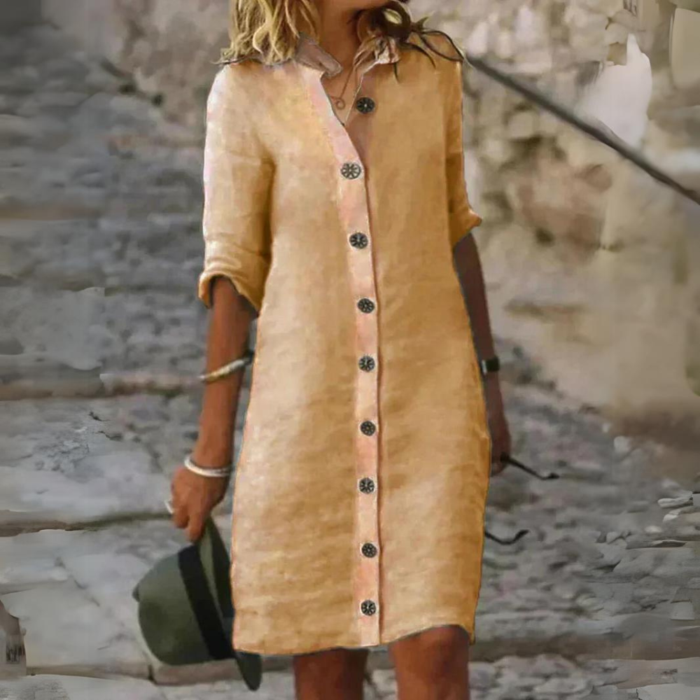Gemma - Elegant cotton dress