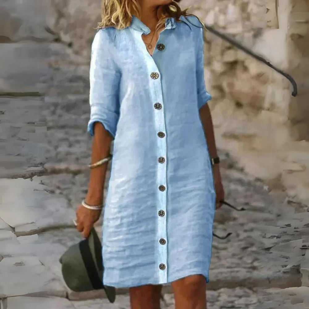 Gemma - Elegant cotton dress