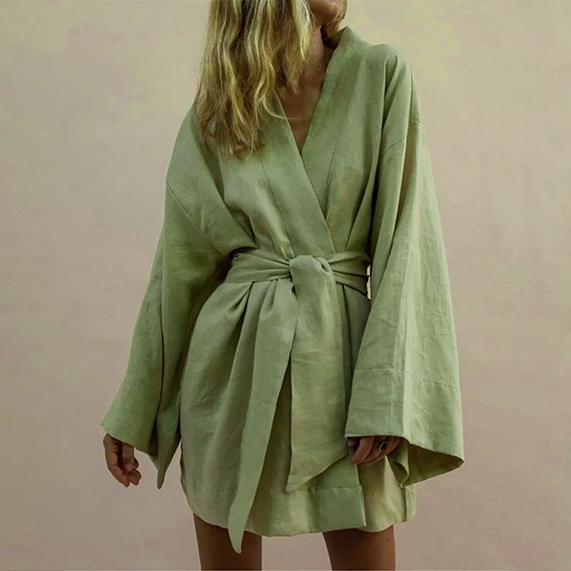 LP | V-neck kimono-style summer dress