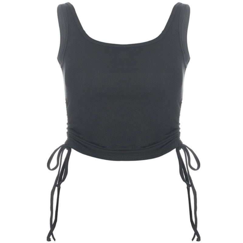 Vardi Dante™ Mimi Sleeveless cropped top | A short and elegant top