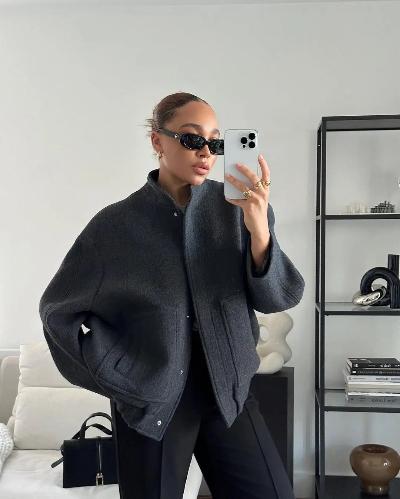 Izza | Elegant Oversized Jacket for Women Chic and Comfortable