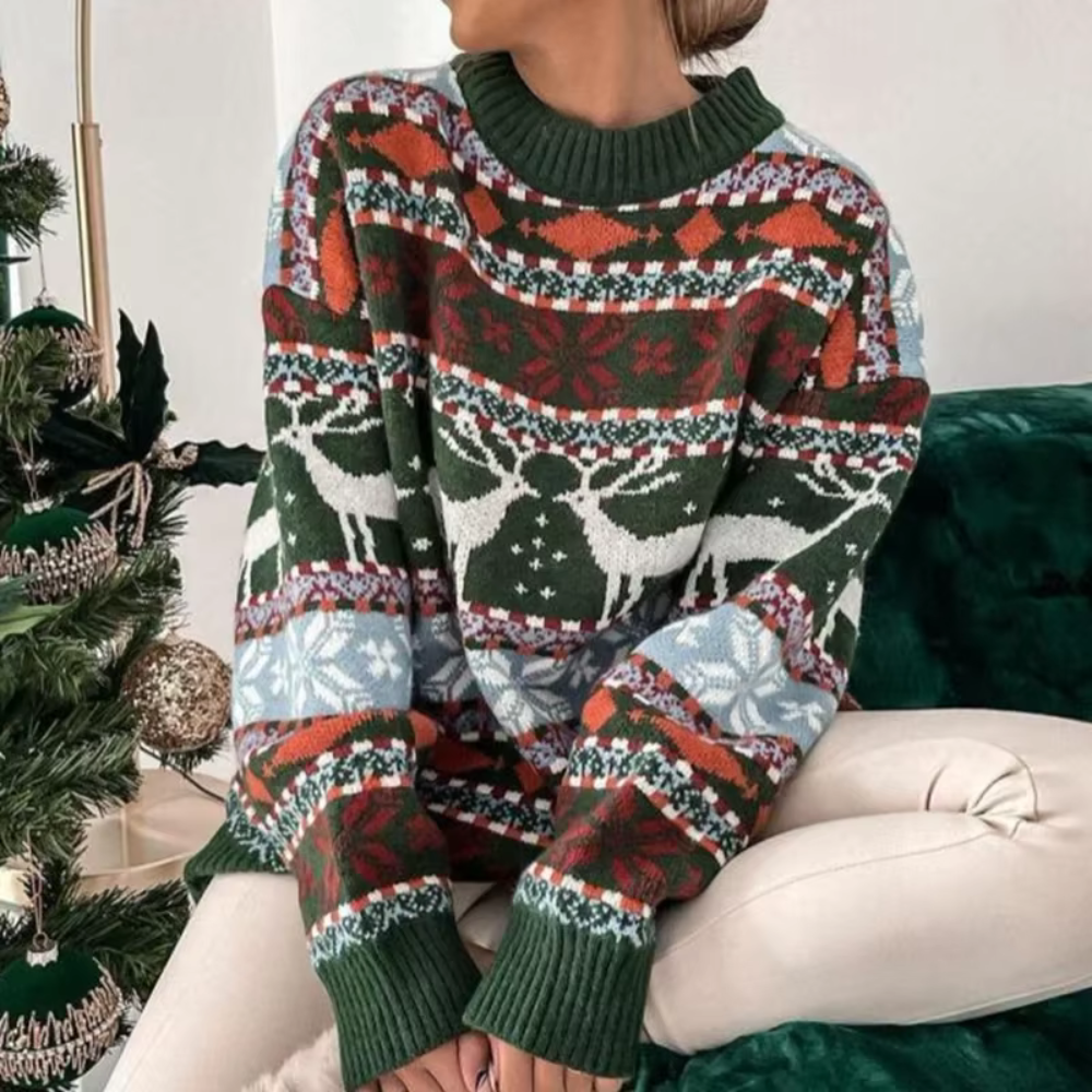 Josabet | Chic and Comfortable Oversized Women's Christmas Sweater