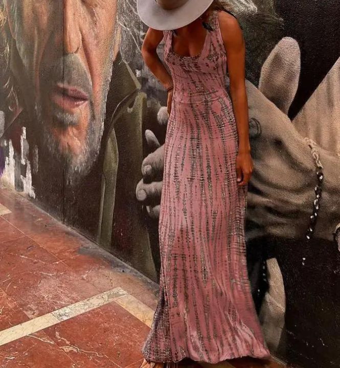 LP | Sexy sleeveless bohemian dress