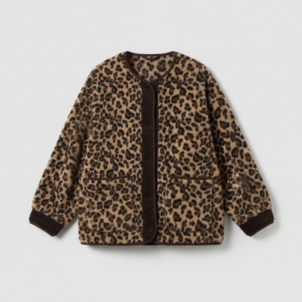 Leona | Chic and Comfortable Women's Leopard Print Jacket