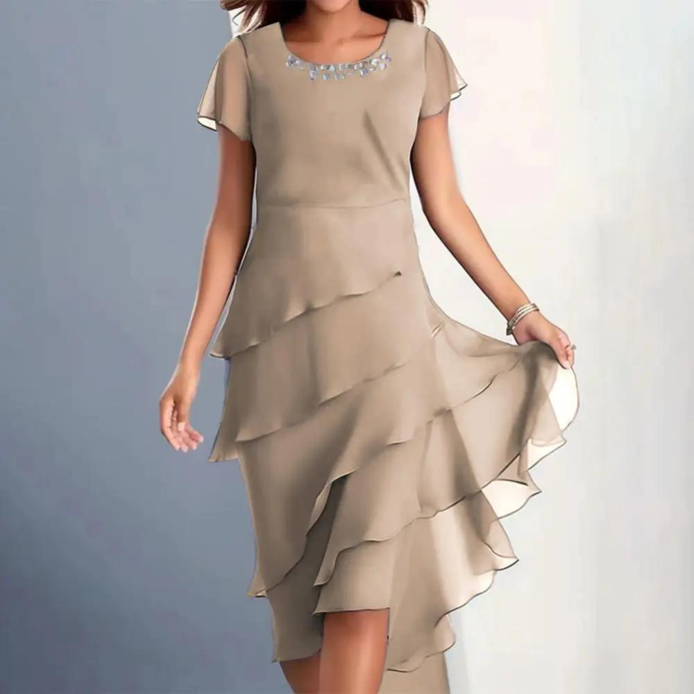 Liva - Elegante vestido a capas