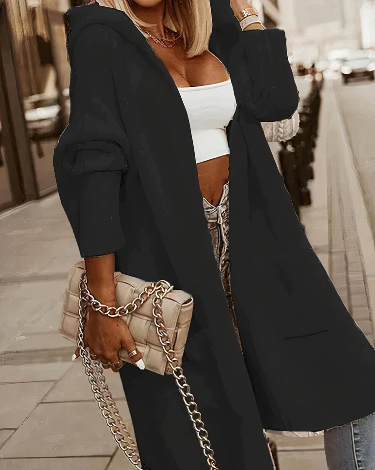 Nadine | Women's Long Hooded Cardigan Chic and Comfortable