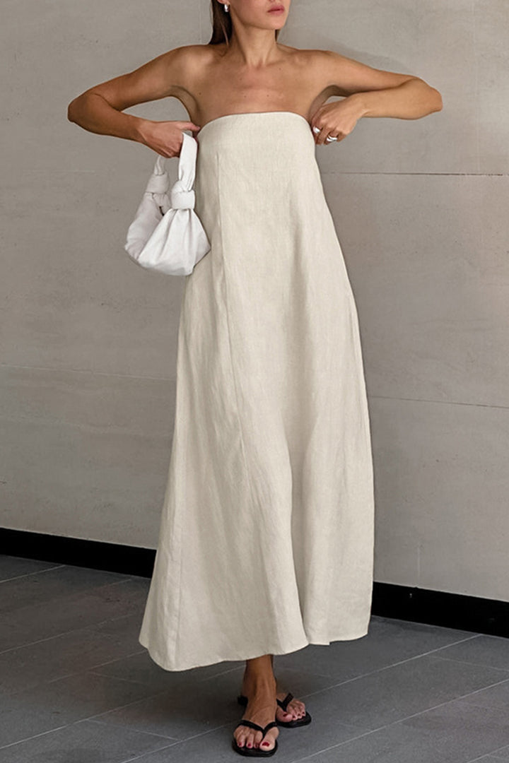 LP | Strapless dress with evening jacket