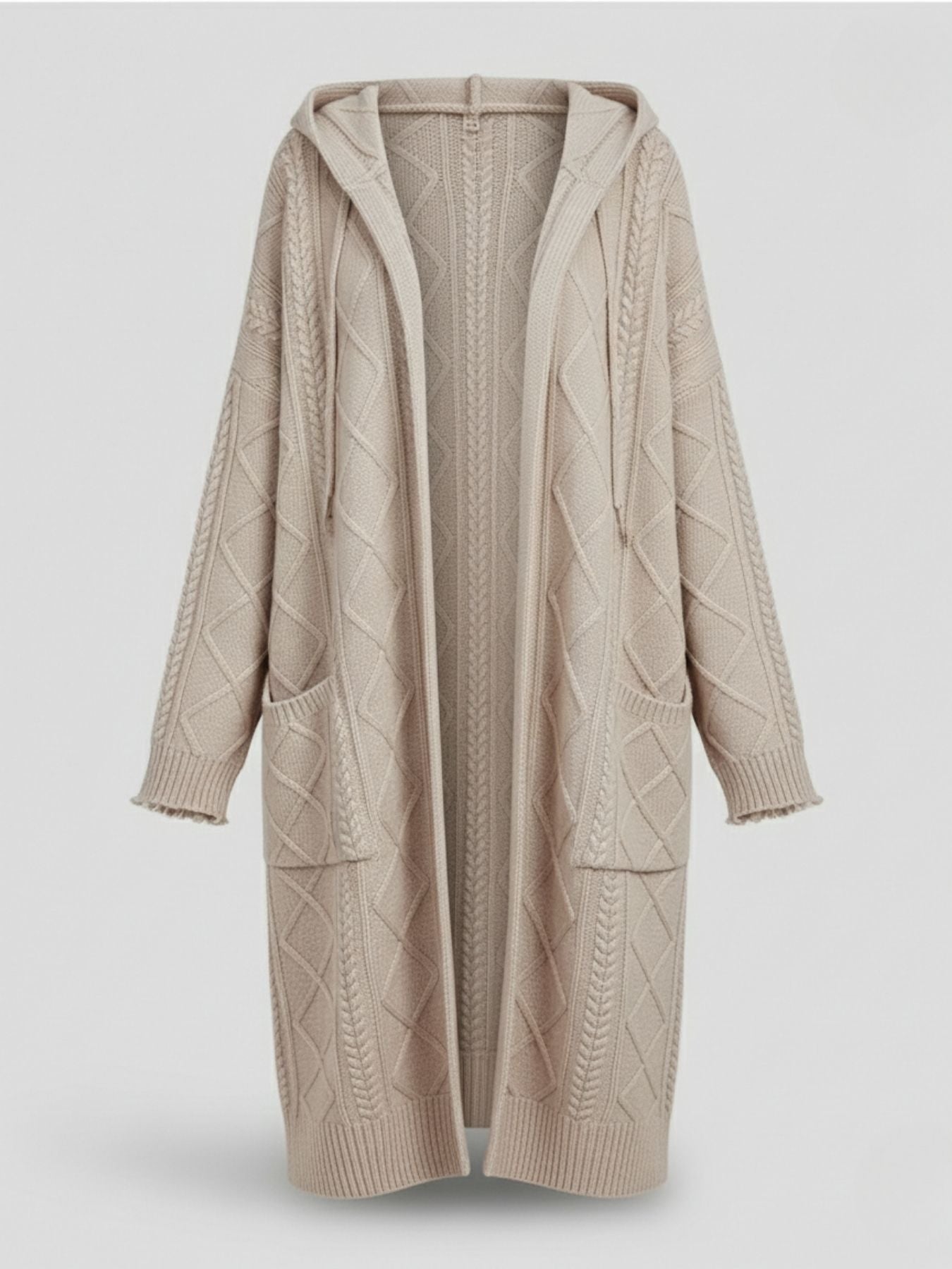 Nadine | Women's Long Hooded Cardigan Chic and Comfortable