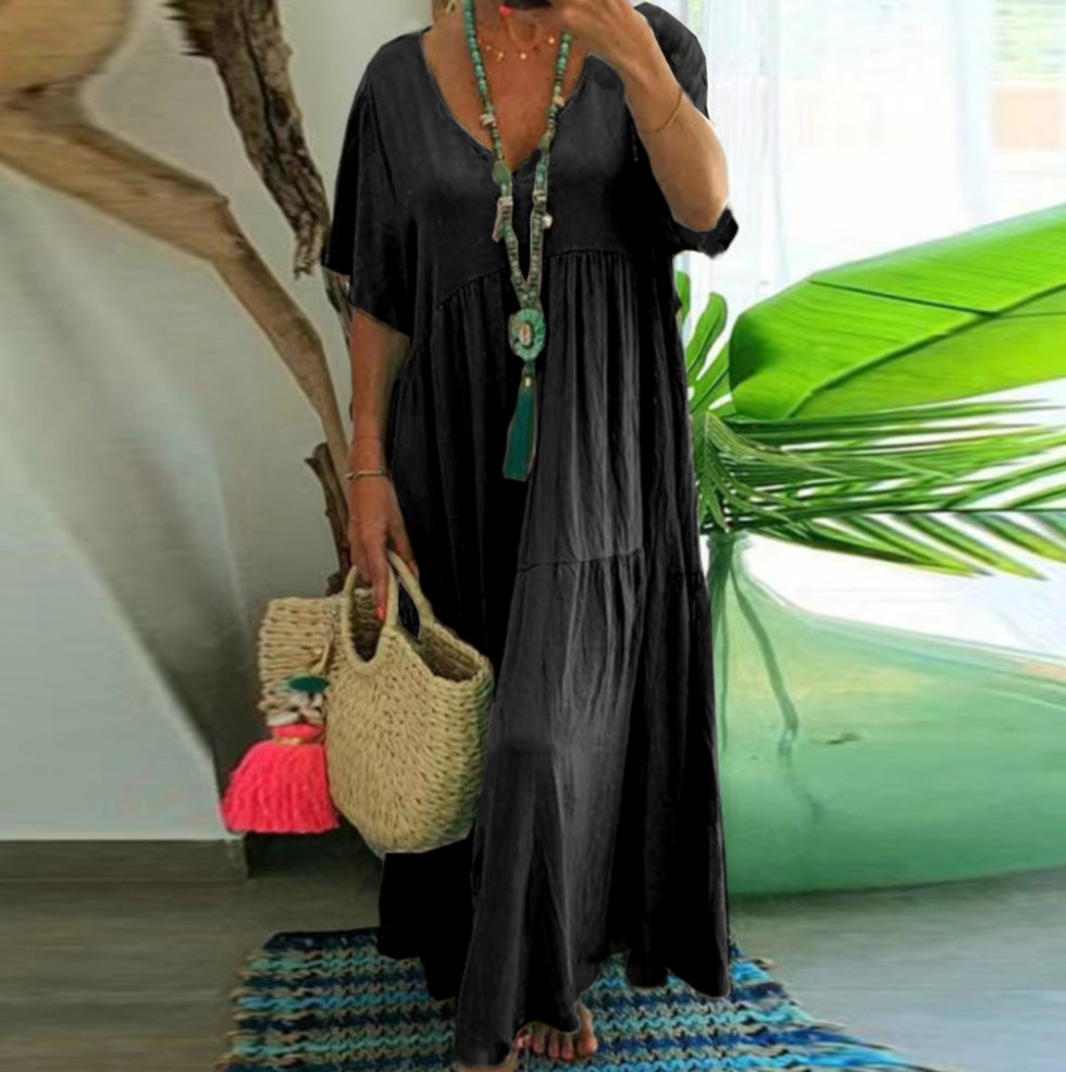 Gertrude - V-neck maxi dress