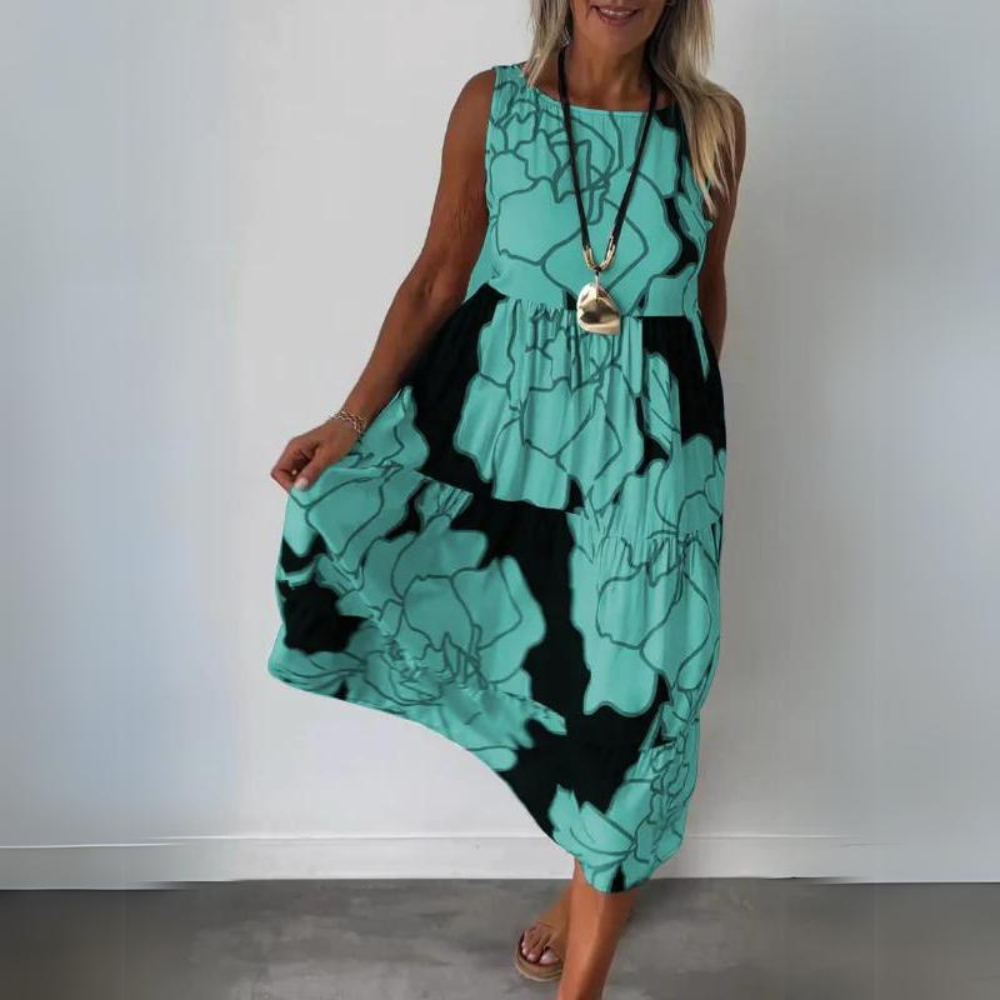 Mc | Elegant dress with floral print