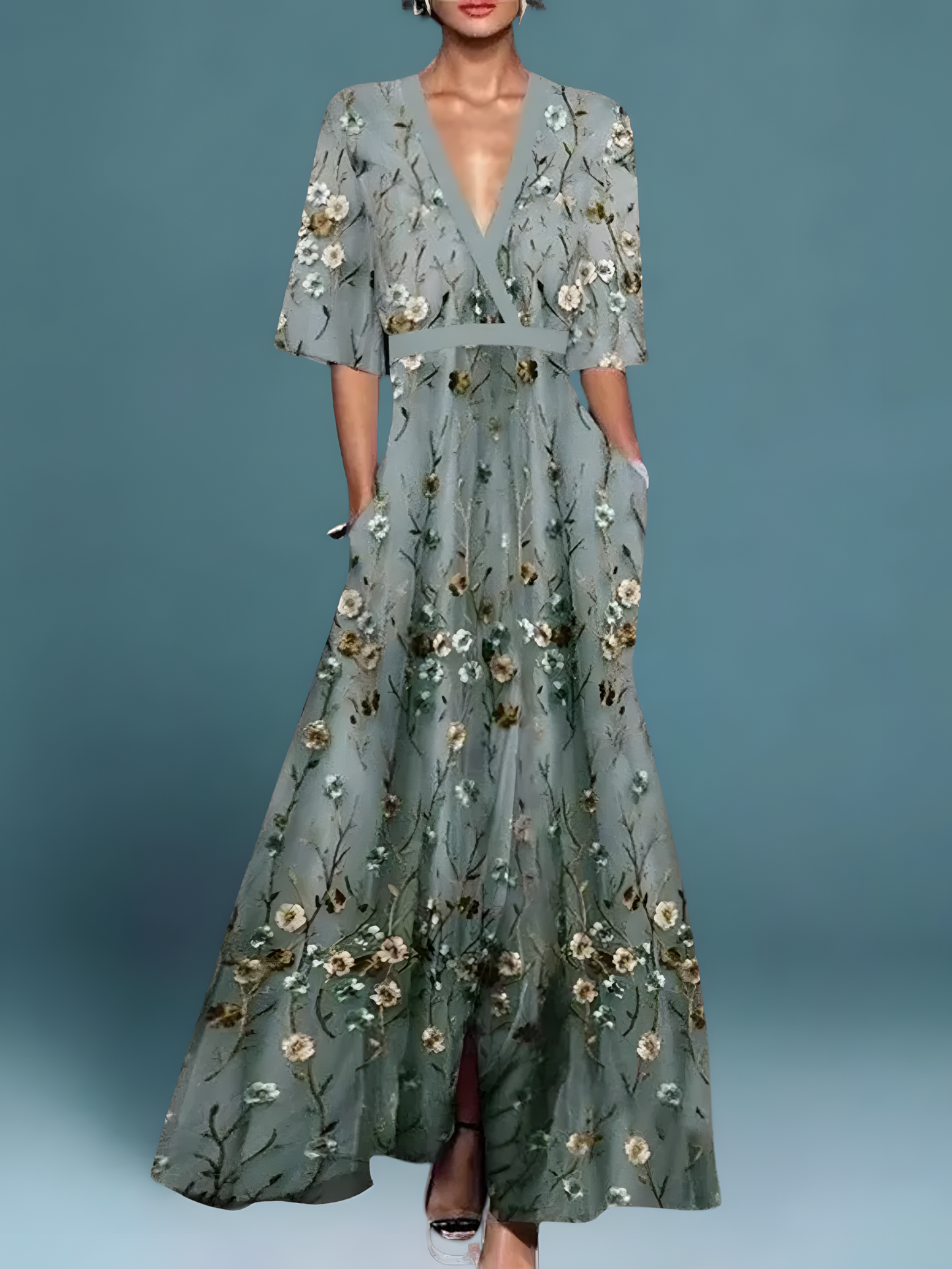 LD | Elegant floral dress for the purse