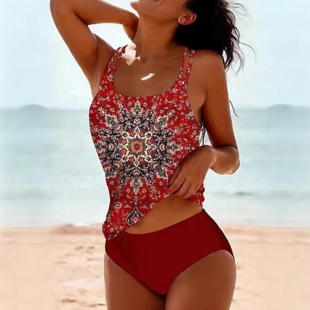 Ruby - Elegante ba��ador estampado