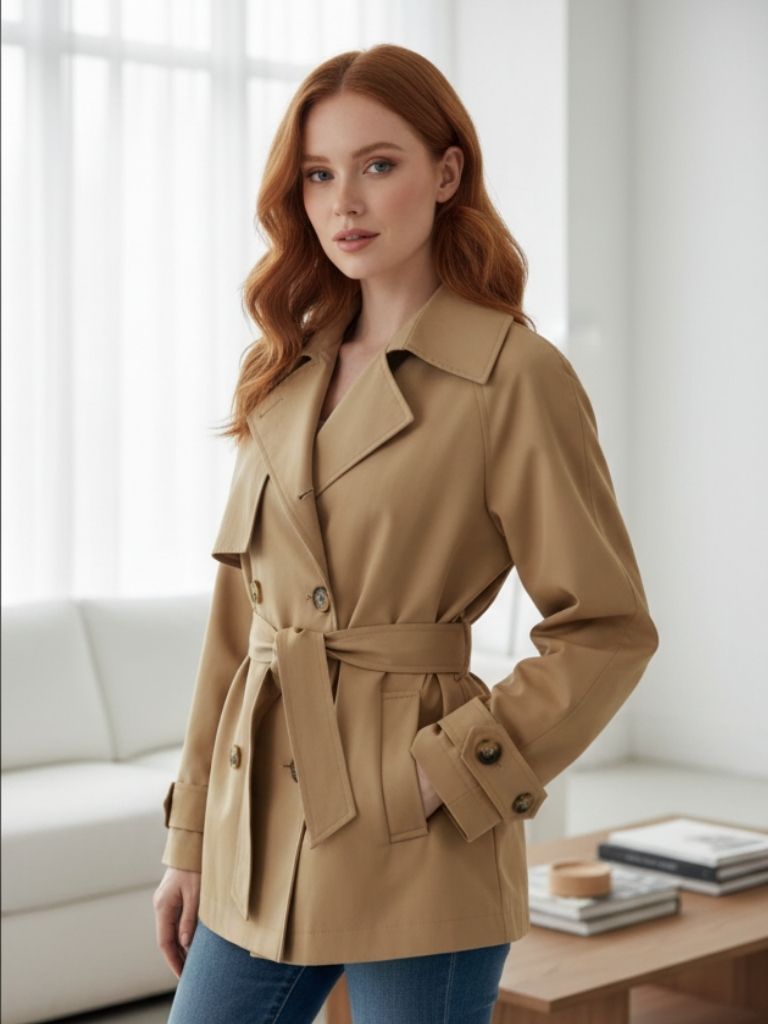 Ryan | Casual Women's Trench Coat with Chic and Comfortable Belt