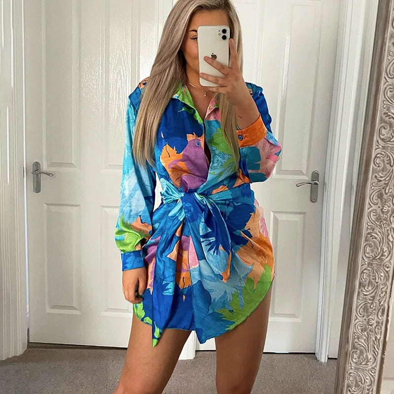 Dorothy - Floral dress with long sleeves