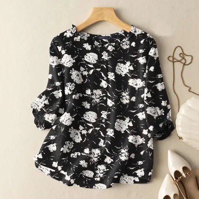 LP | tailored-and-airy blouse