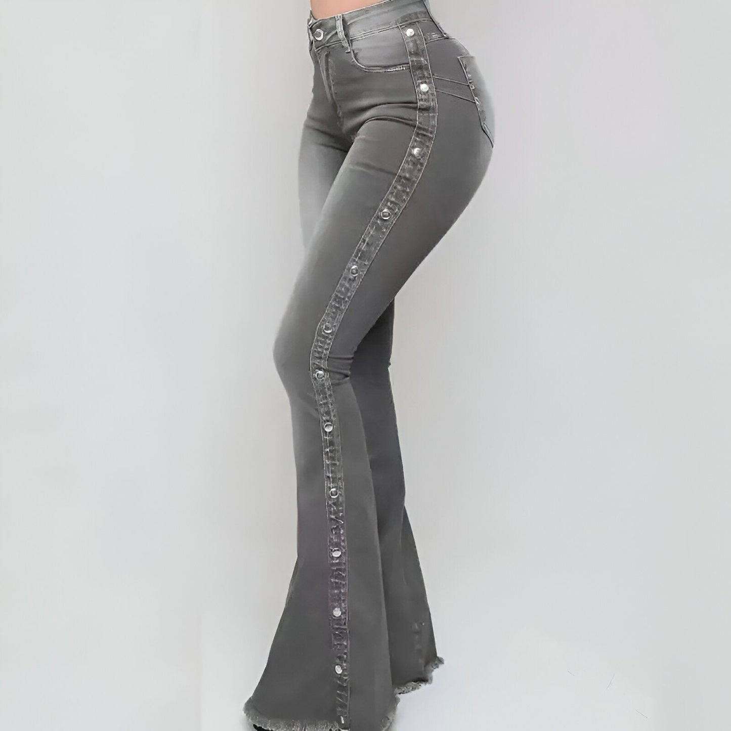 Milica | Vintage-inspired high-waisted flared jeans