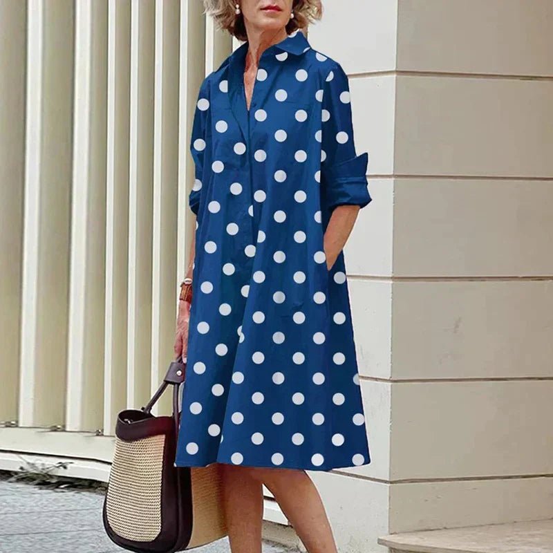 LP | Women's one-color shirt dress